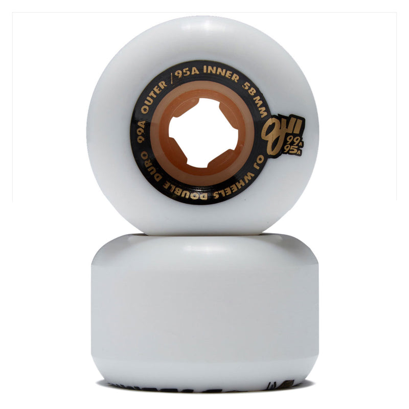 OJ Double Duro Mini Combo 99a/95a Skateboard Wheels - Gum - 58mm