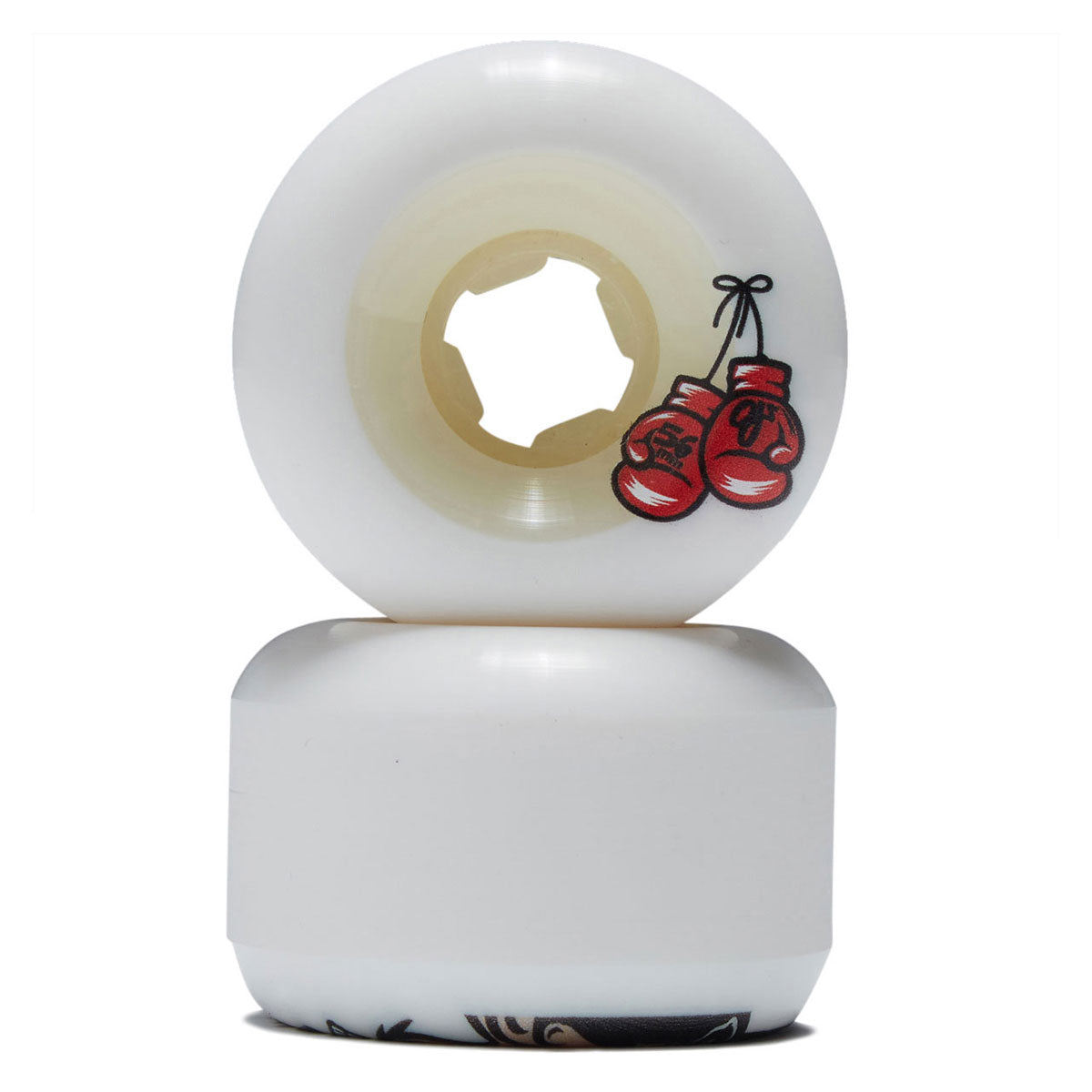 OJ Kieran Woolley Roo Double Duro 99a/95a Skateboard Wheels - White - 56mm image 2