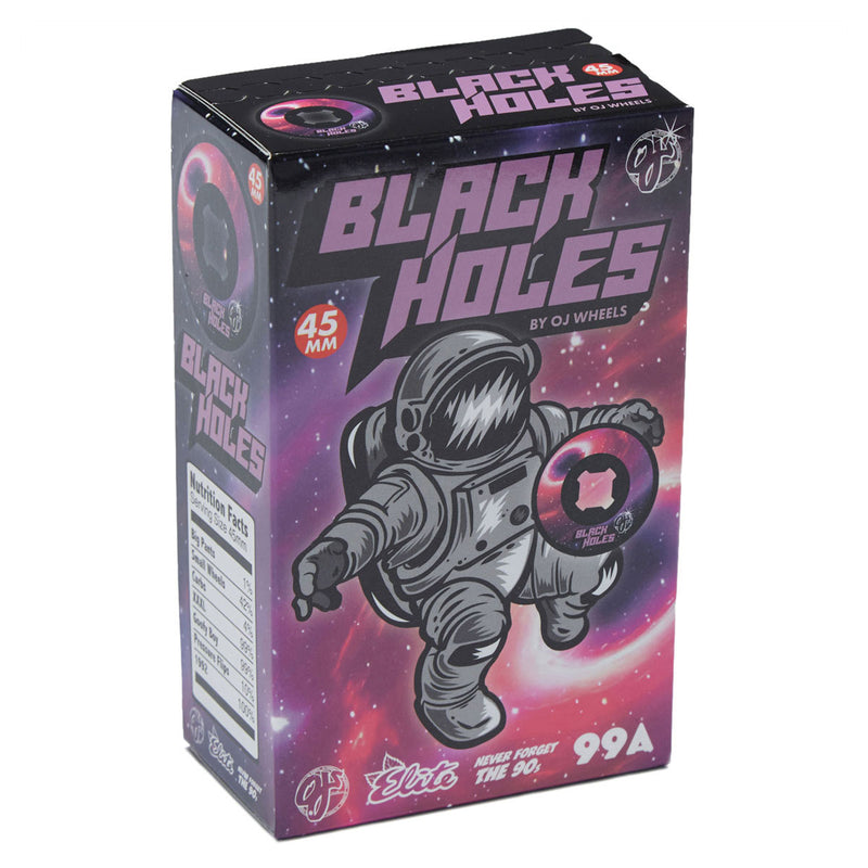 OJ Black Holes Mini Chubbies 99a Skateboard Wheels - Black - 45mm