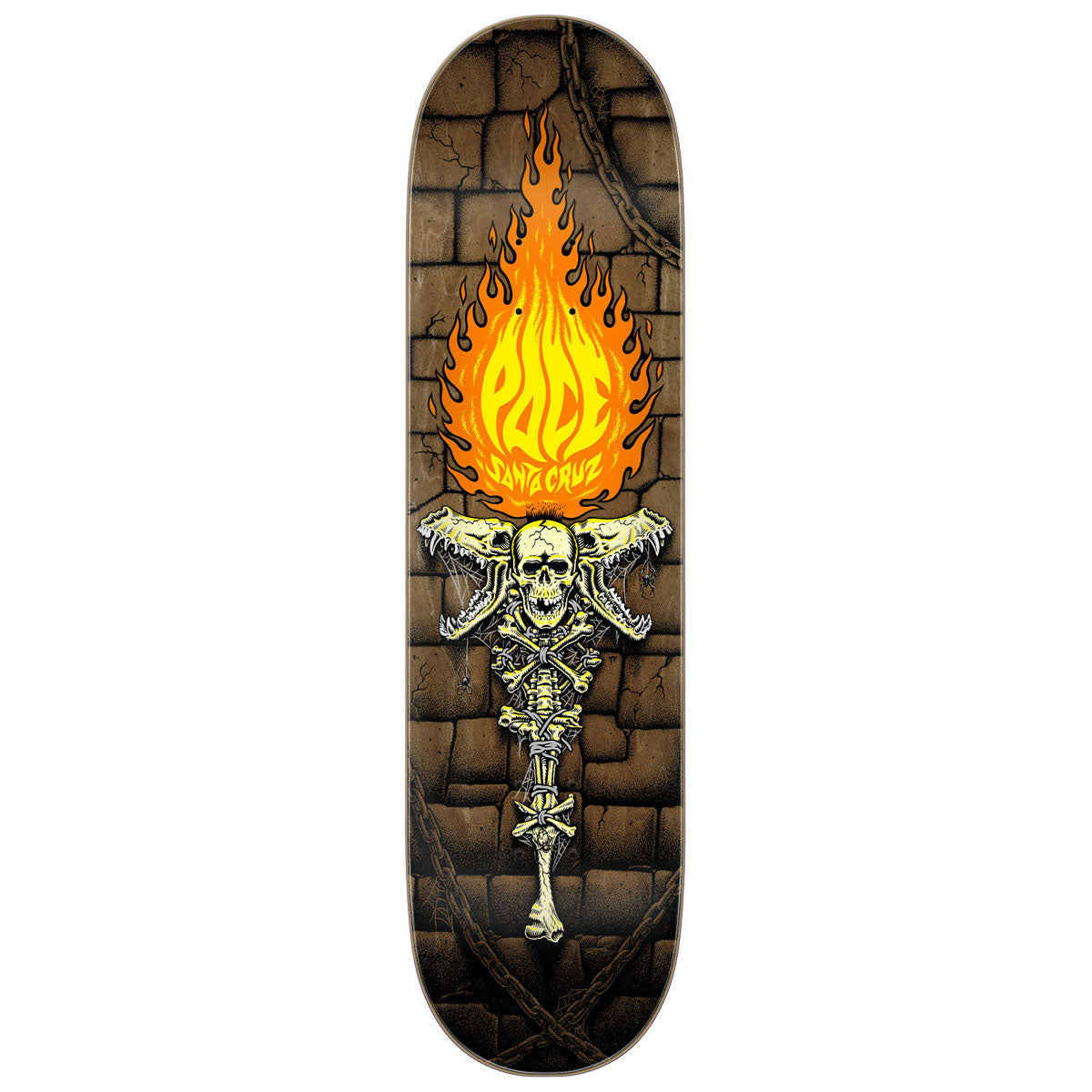Santa Cruz Pace Torch Skateboard Deck - 8.25