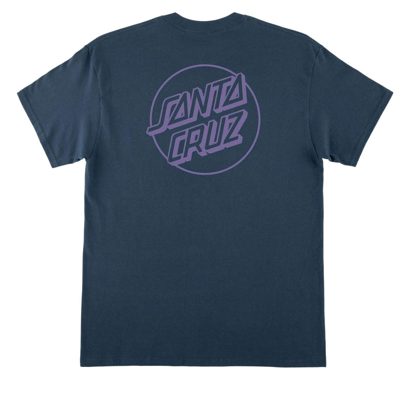 Santa Cruz Opus Dot T-Shirt - Blue Dusk/Dark Purple