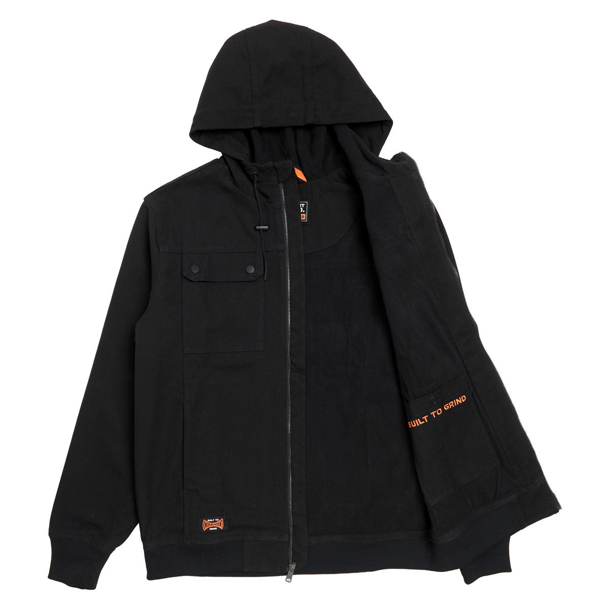 Independent Built To Grind Work Jacket - Black image 3