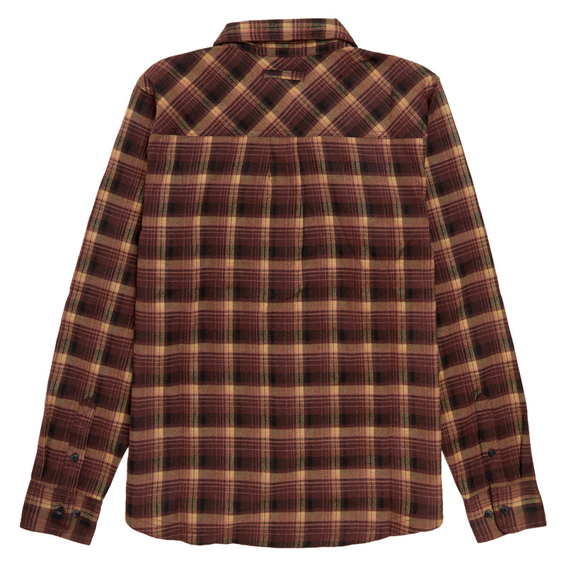 Santa Cruz Classic Long Sleeve Flannel Shirt - Red Plaid