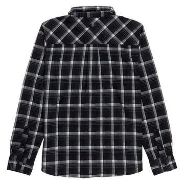 Santa Cruz Classic Long Sleeve Flannel Shirt - Black Plaid