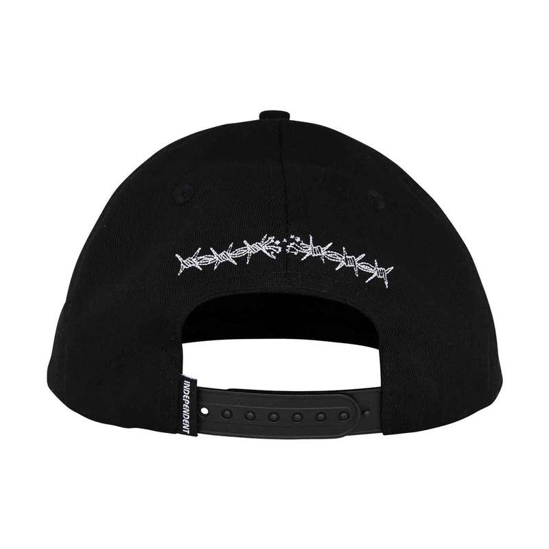 Independent Bratrud Notebook Snapback Hat - Black