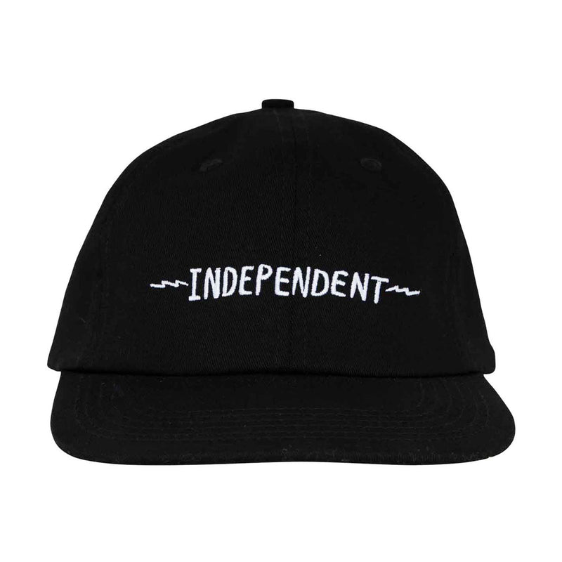 Independent Bratrud Notebook Snapback Hat - Black