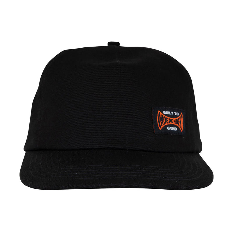 Independent Built To Grind Snapback Hat - Black
