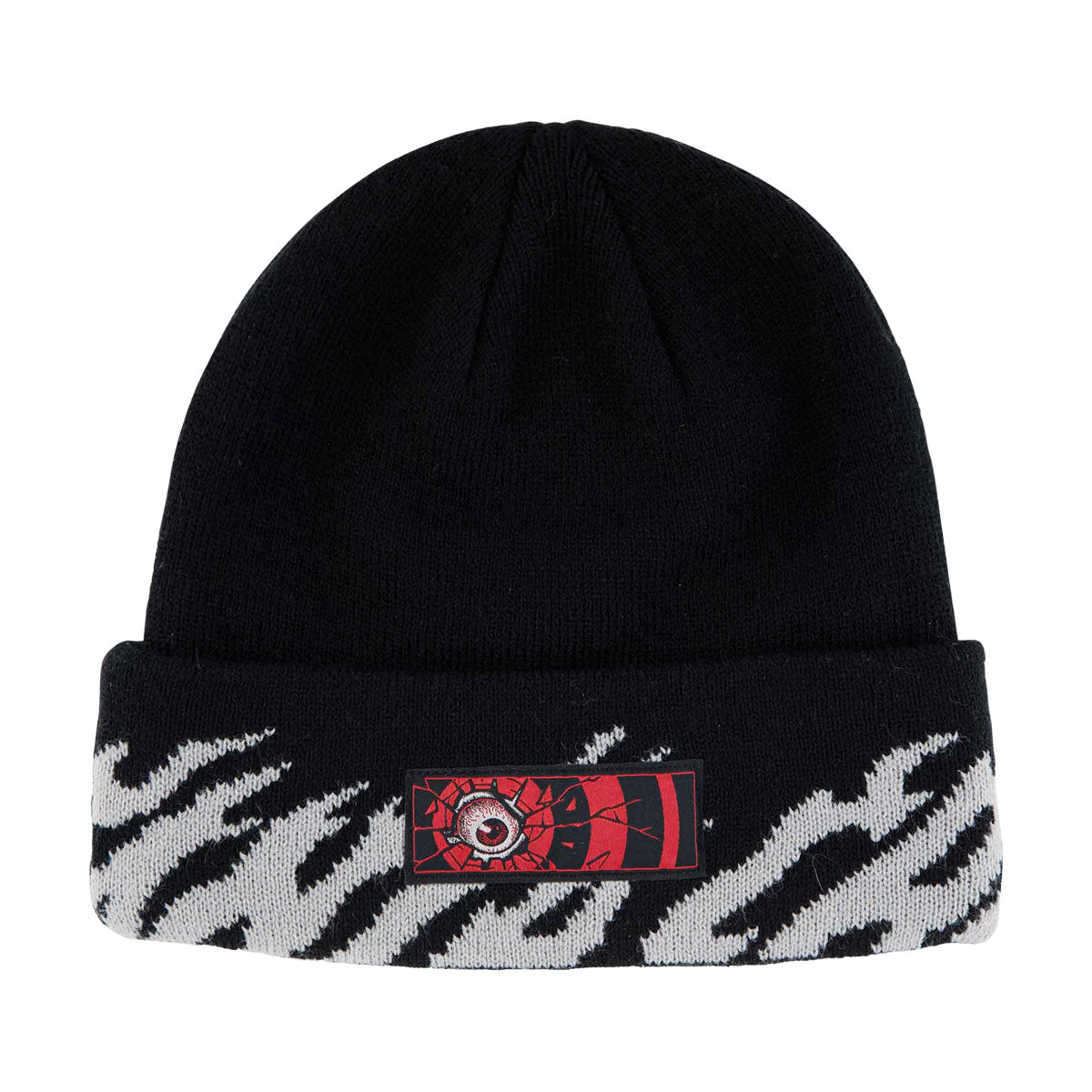 Santa Cruz Roskopp Dissect Target Long Shoreman Beanie - Black image 1