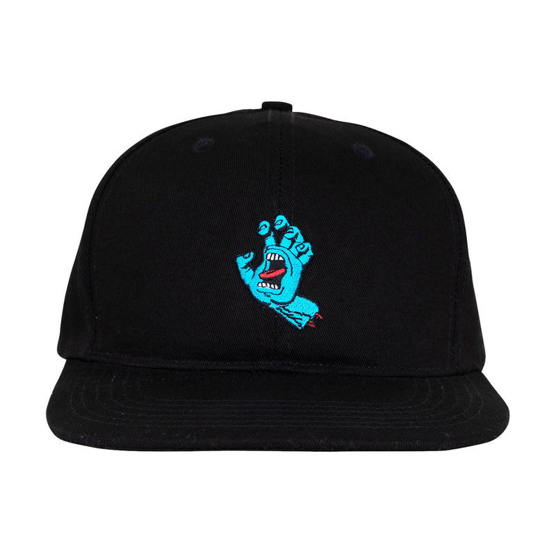 Santa Cruz Screaming Hand Snapback Hat - Black 2025