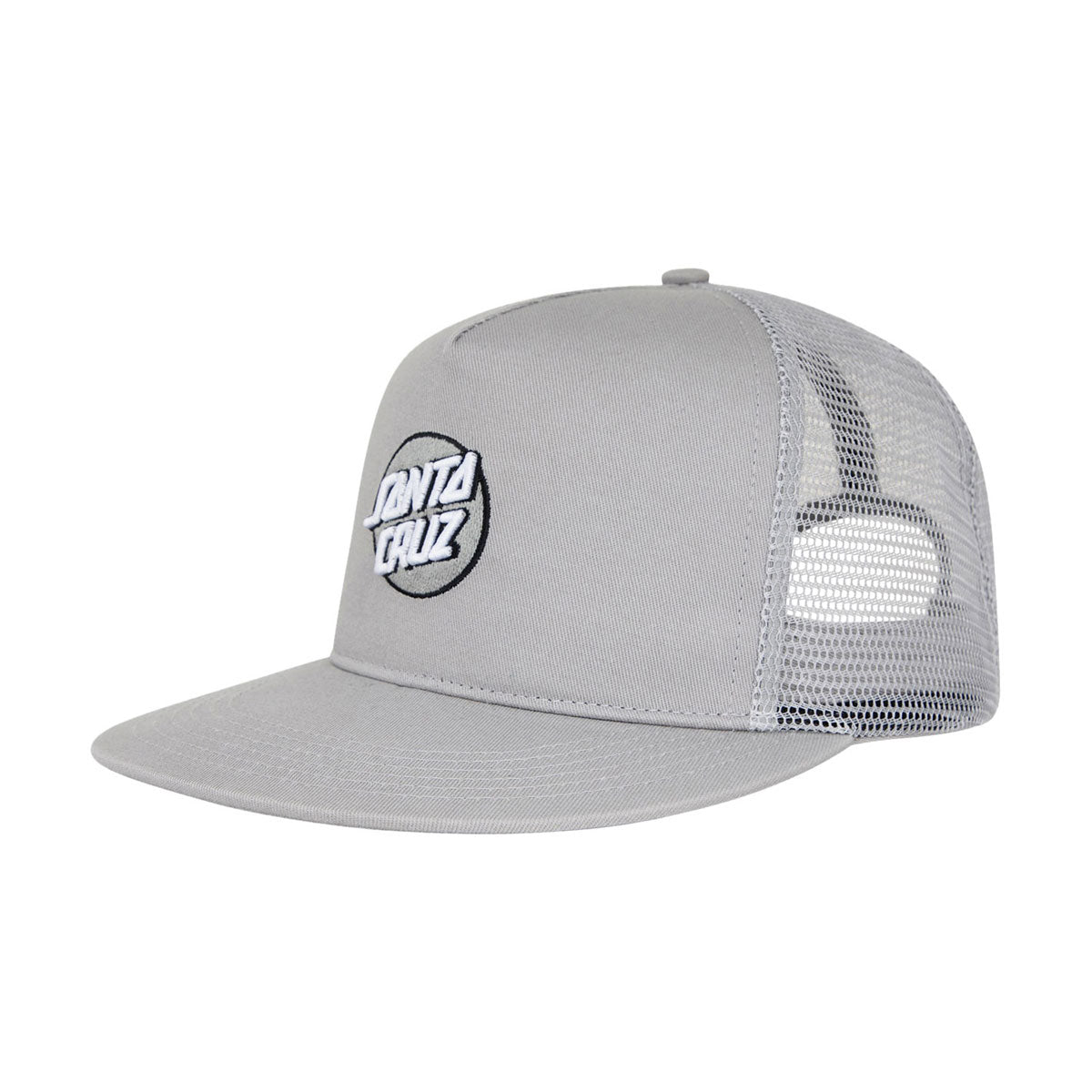 Santa Cruz Cruz Embroidered Trucker Hat - Tonal Grey image 1