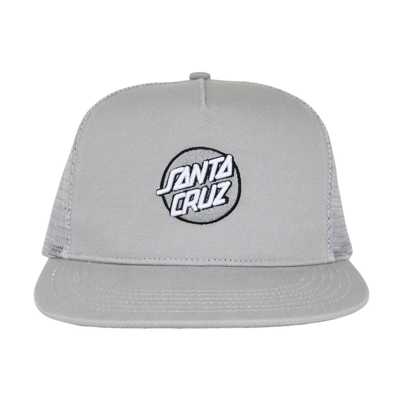 Santa Cruz Cruz Embroidered Trucker Hat - Tonal Grey