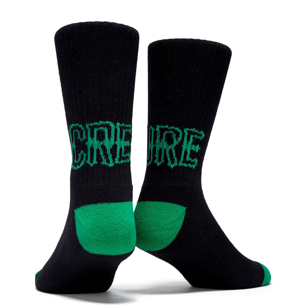 Creature Drop Out Crew Socks - Black