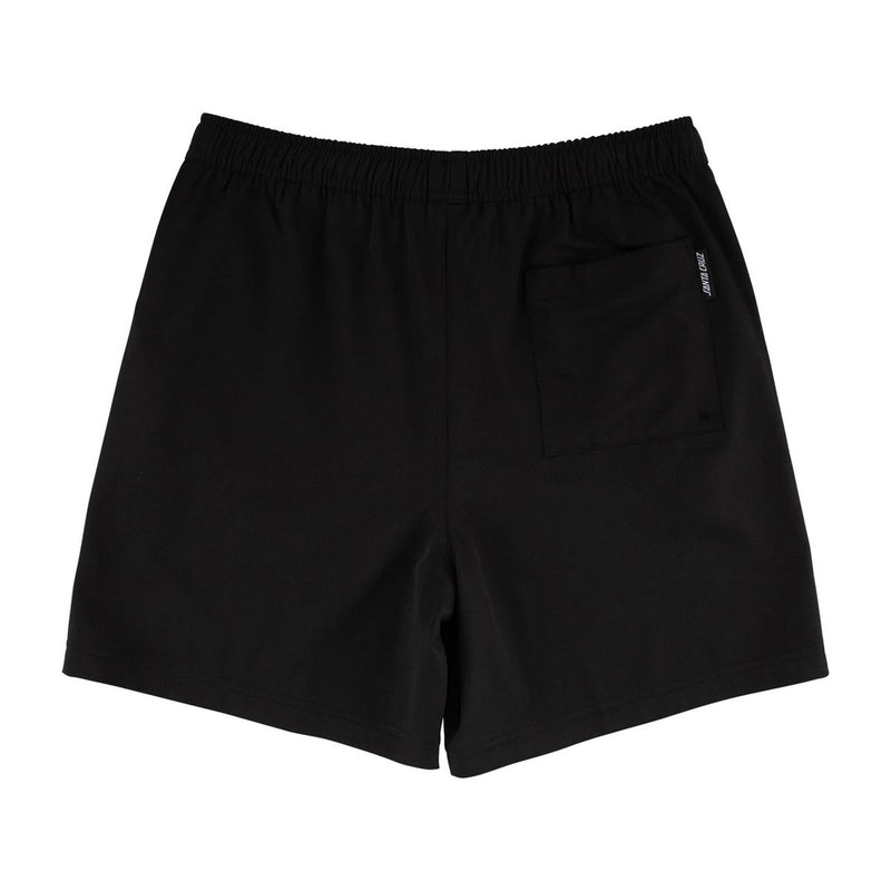 Santa Cruz Dot Pull On Boardshorts - Black