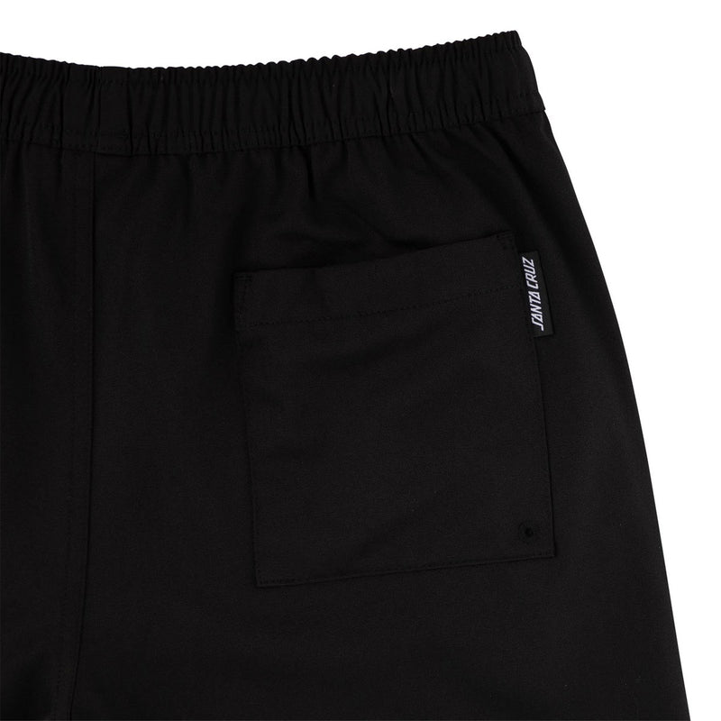 Santa Cruz Dot Pull On Boardshorts - Black