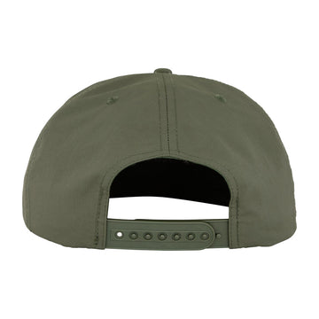 Santa Cruz Slime Dot Snapback Hat - Army/White