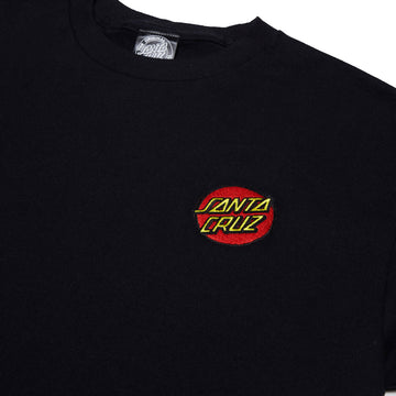 Santa Cruz Cruz Embroidered T-Shirt - Black
