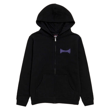 Independent Youth Sacrificial Span Zip Up Hoodie - Black