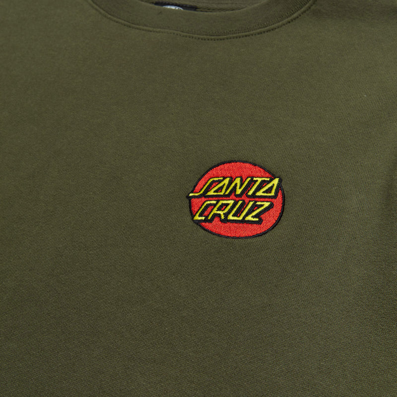 Santa Cruz Cruz Embroidered Sweatshirt - Army