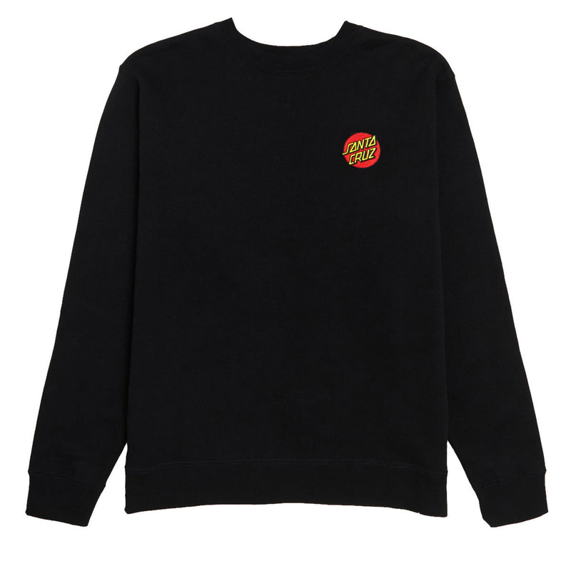 Santa Cruz Cruz Embroidered Sweatshirt - Black