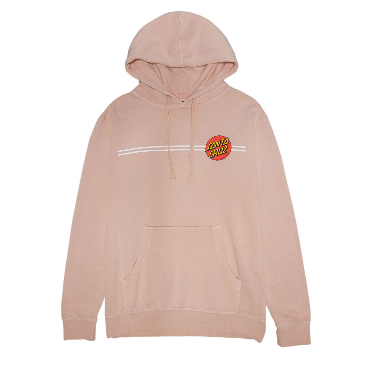 Santa Cruz Womens Classic Dot Relaxed Hoodie - Pigment Dusty Pink image 1