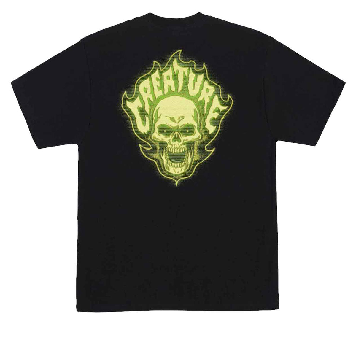 Creature Bonehead Glitch T-Shirt - Black image 1