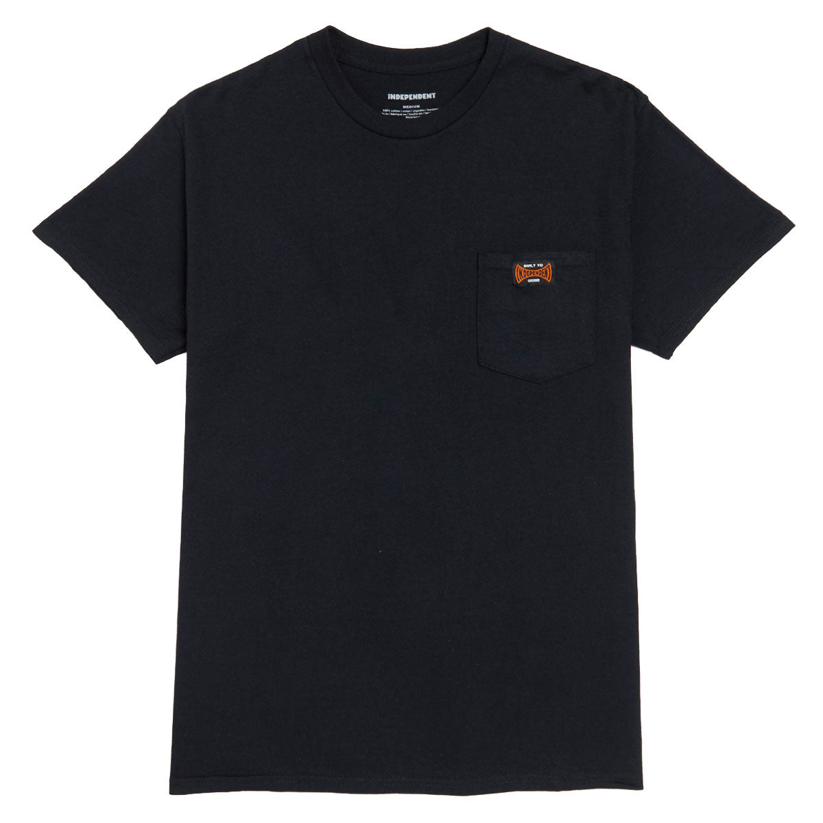 Independent Built To Grind Pocket T-Shirt - Black – CCS