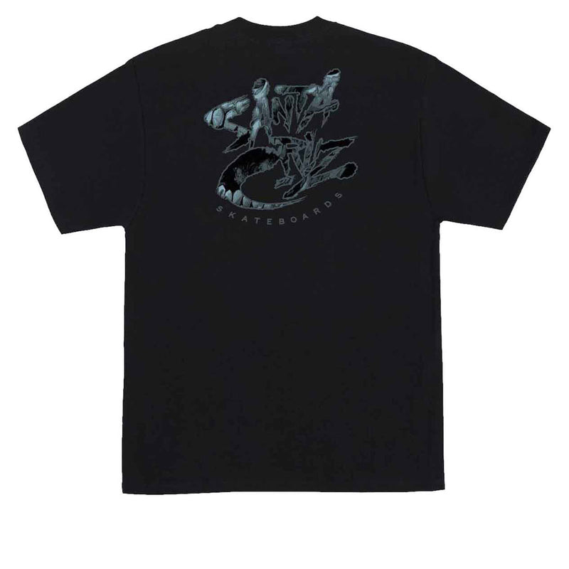 Santa Cruz Pace Deathtrap Oversized T-Shirt - Black