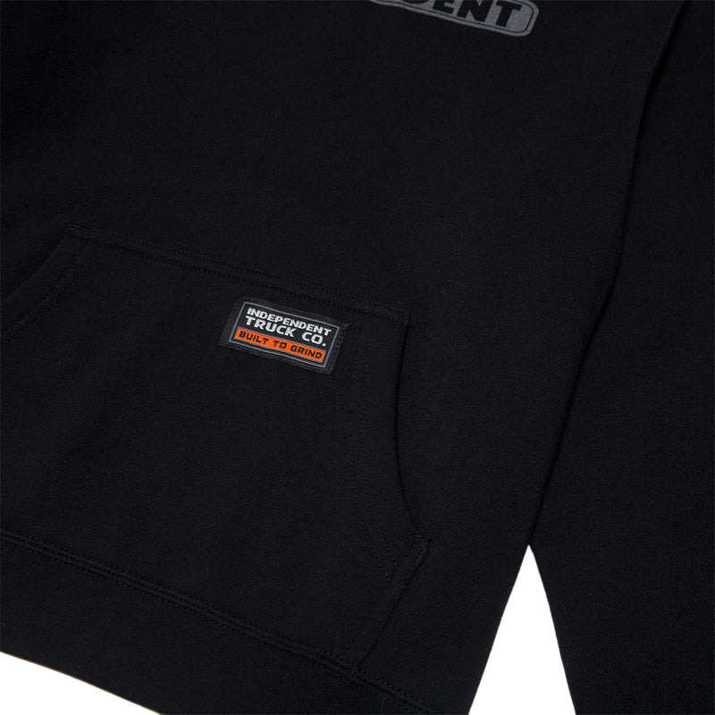 Independent Youth Bar Logo Reflective Hoodie - Black/Reflective