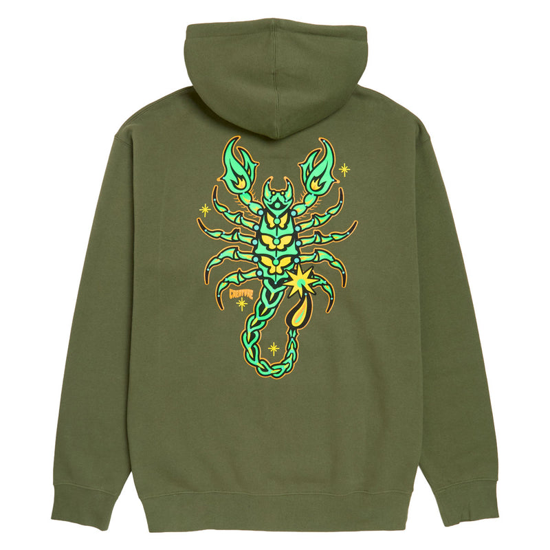 Creature Deadly Sands Zip Up Hoodie - Army