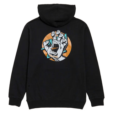 Santa Cruz Hand Dot Zip Up Hoodie - Black