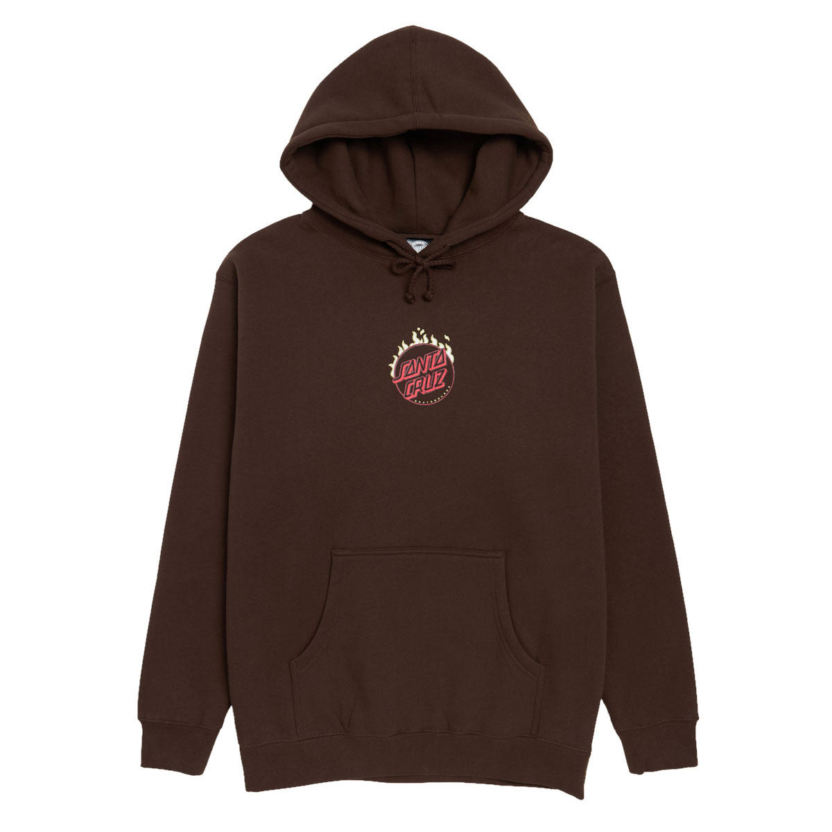 Santa Cruz Burnt Opus Oversized Hoodie - Brown image 1