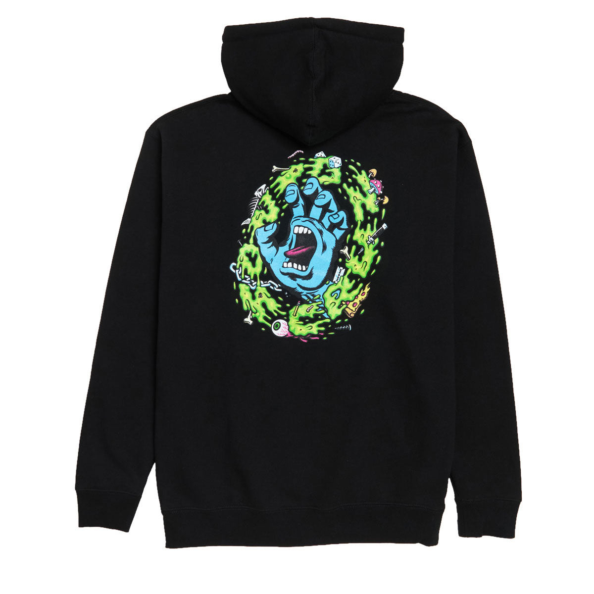 Santa Cruz Slime Scream Hoodie - Black image 1
