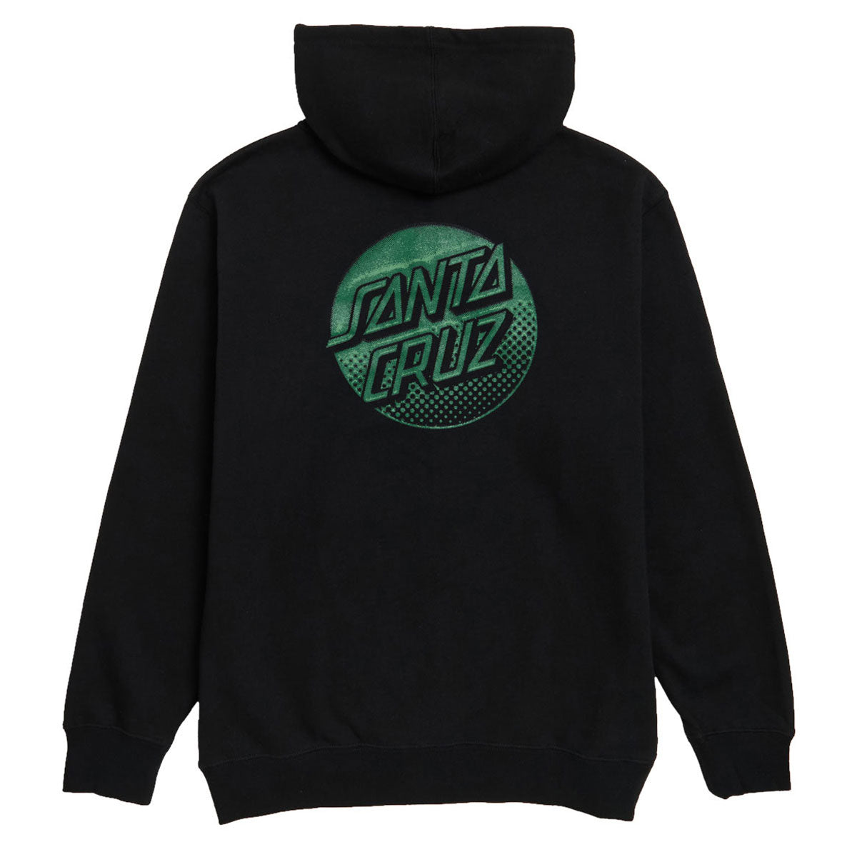 Santa Cruz Womens Tone Stamped Dot Zip Up Hoodie - Black image 2