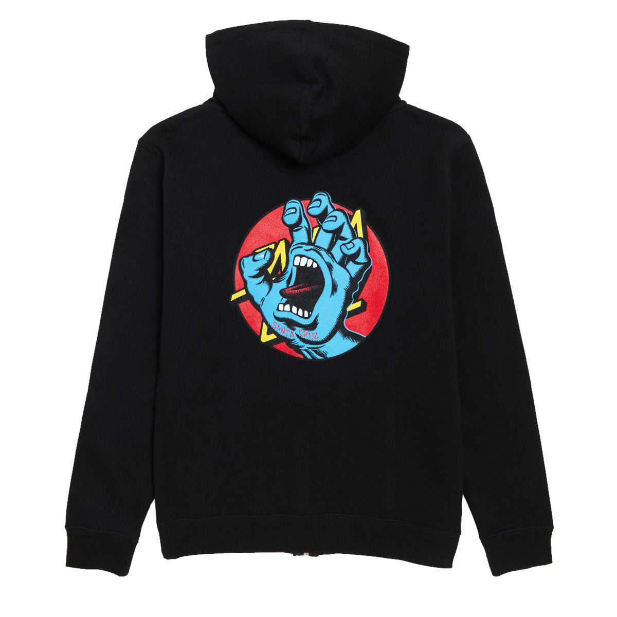 Santa Cruz Youth Hand Dot Zip Up Hoodie - Black image 2