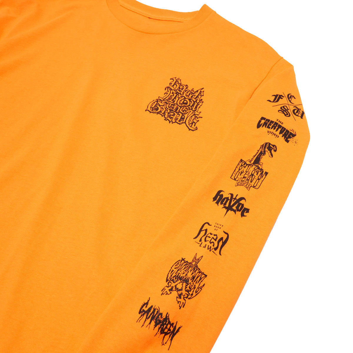 Creature Resurrection XX Long Sleeve T-Shirt - Safety Orange – CCS