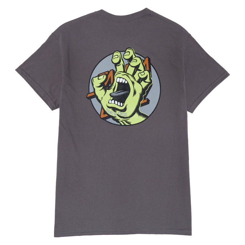 Santa Cruz Hand Dot T-Shirt - Charcoal