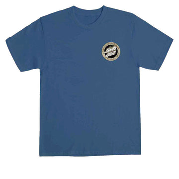 Santa Cruz Flamed MFG Dot T-Shirt - Blue Dusk