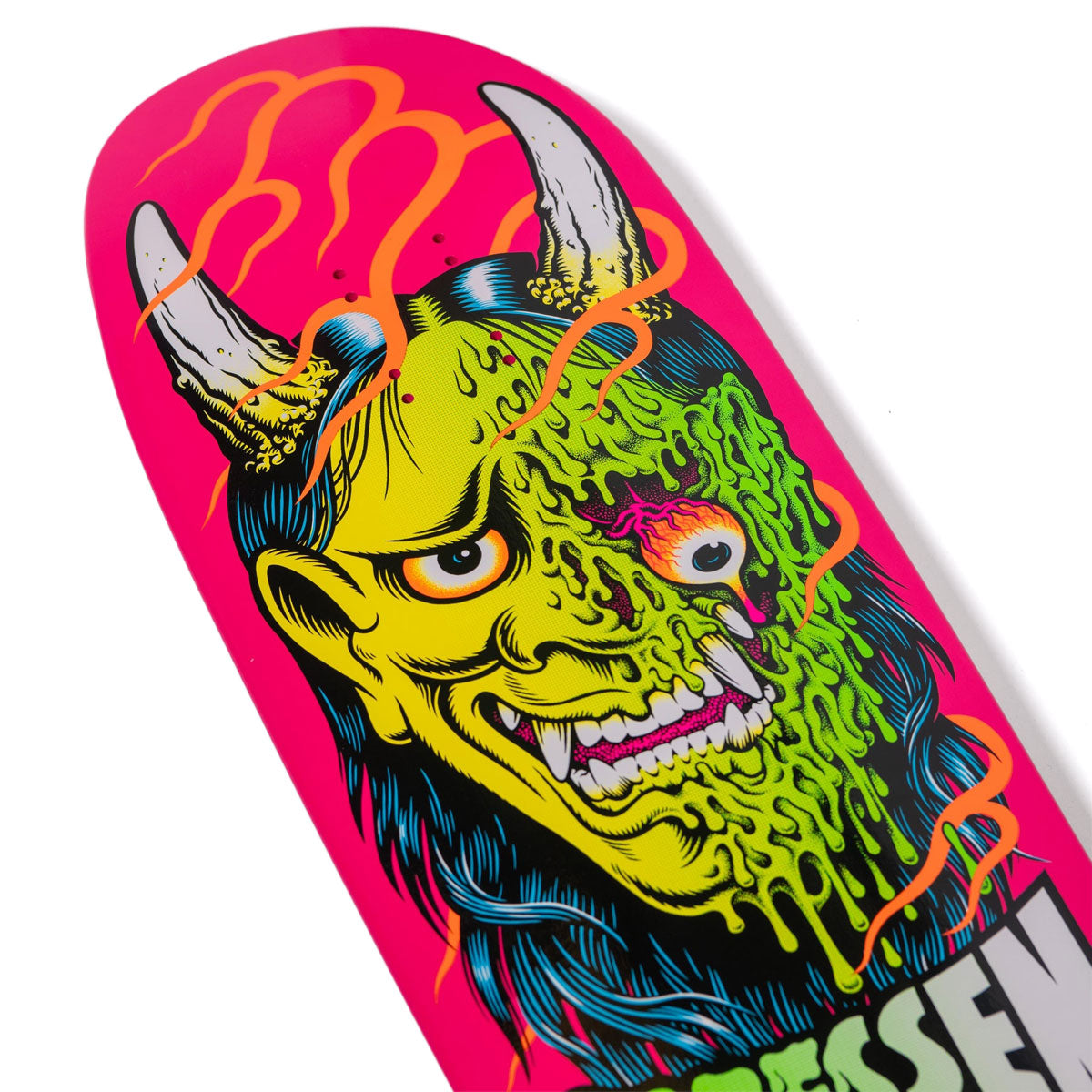 Santa Cruz Dressen Hannya Mask Pro Shaped Skateboard Deck - 9.30