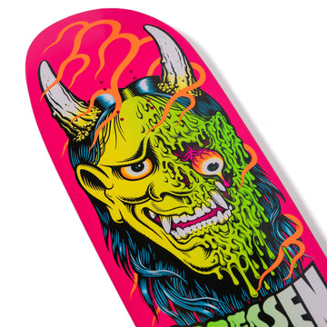 Santa Cruz Dressen Hannya Mask Pro Shaped Skateboard Complete - 9.30