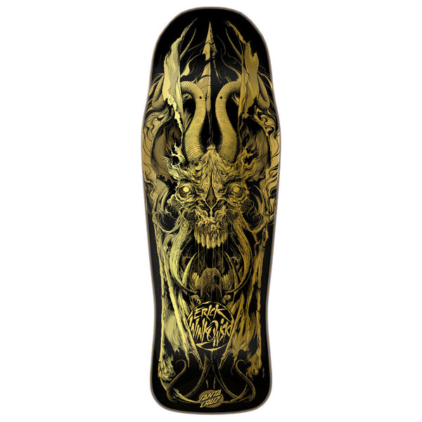 Santa Cruz Winkowski Primeval Gold Pro Shaped Skateboard Deck