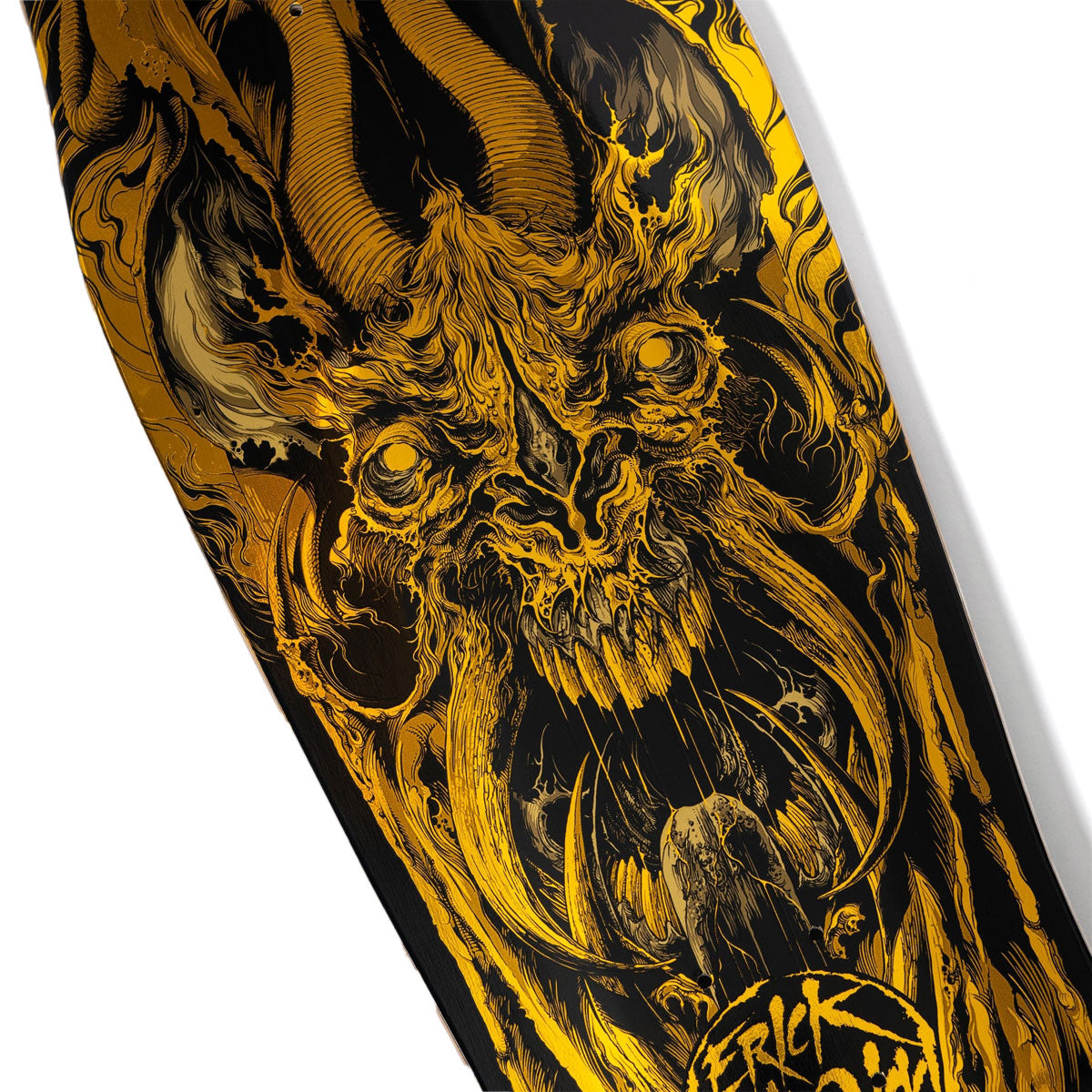 Santa Cruz Winkowski Primeval Gold Pro Shaped Skateboard Deck