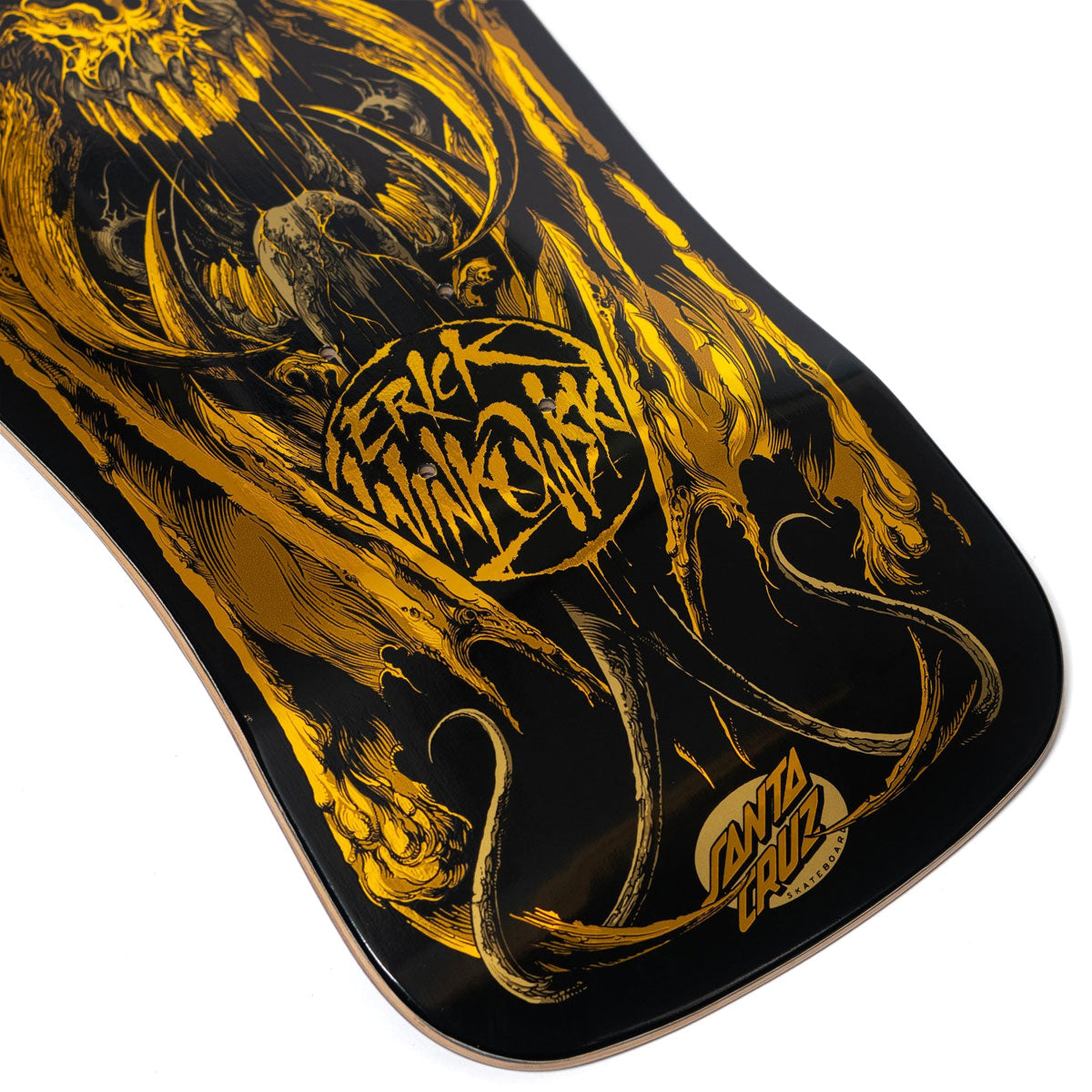 Santa Cruz Winkowski Primeval Gold Pro Shaped Skateboard Deck