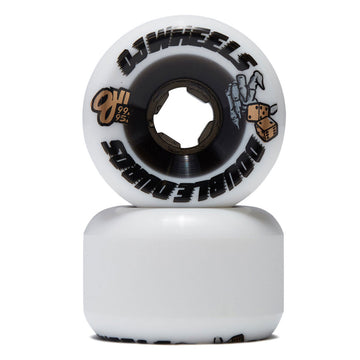 OJ Double Duro Mini Combo 99a/95a Skateboard Wheels - White - 58mm