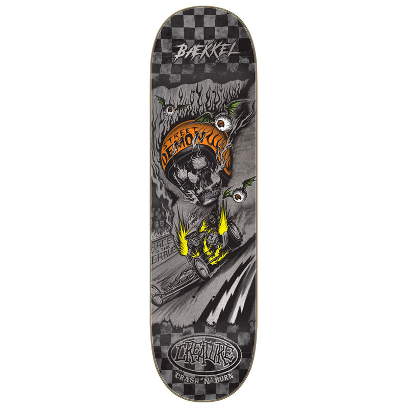 Creature Baekkel Crash And Burn Pro Skateboard Deck - 8.60