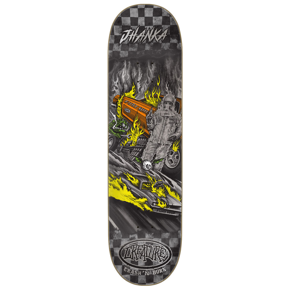 Creature Jhanka Crash And Burn VX Skateboard Deck - 8.375