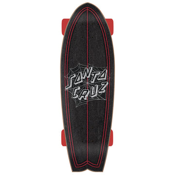 Santa Cruz Tangled Web Shark Cruzer Pre-Built Skateboard Complete - 8.81