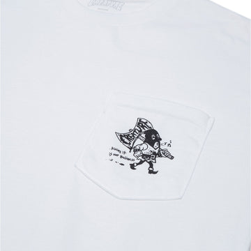 Creature 9 to 5 Pocket T-Shirt - White