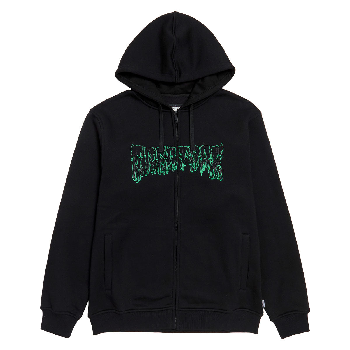Creature Hesher Flame Zip Hoodie - Black – CCS