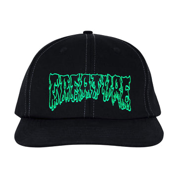 Creature Hesher Flame Snapback Hat - Black