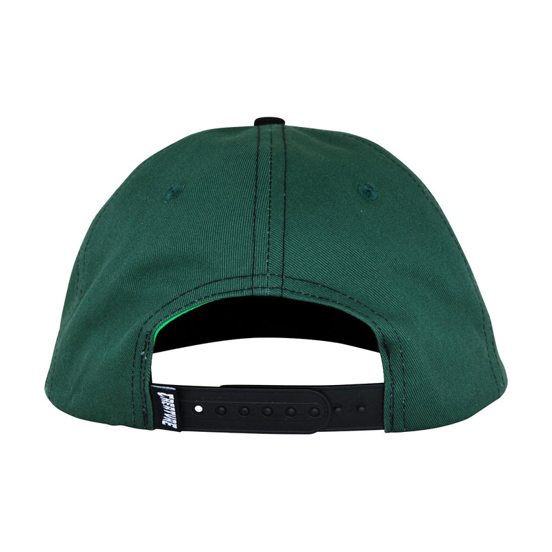 Creature Hesher Flame Snapback Hat - Green